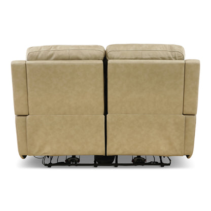 Karson Leather Power Reclining Loveseat