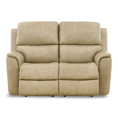 Karson Leather Power Reclining Loveseat