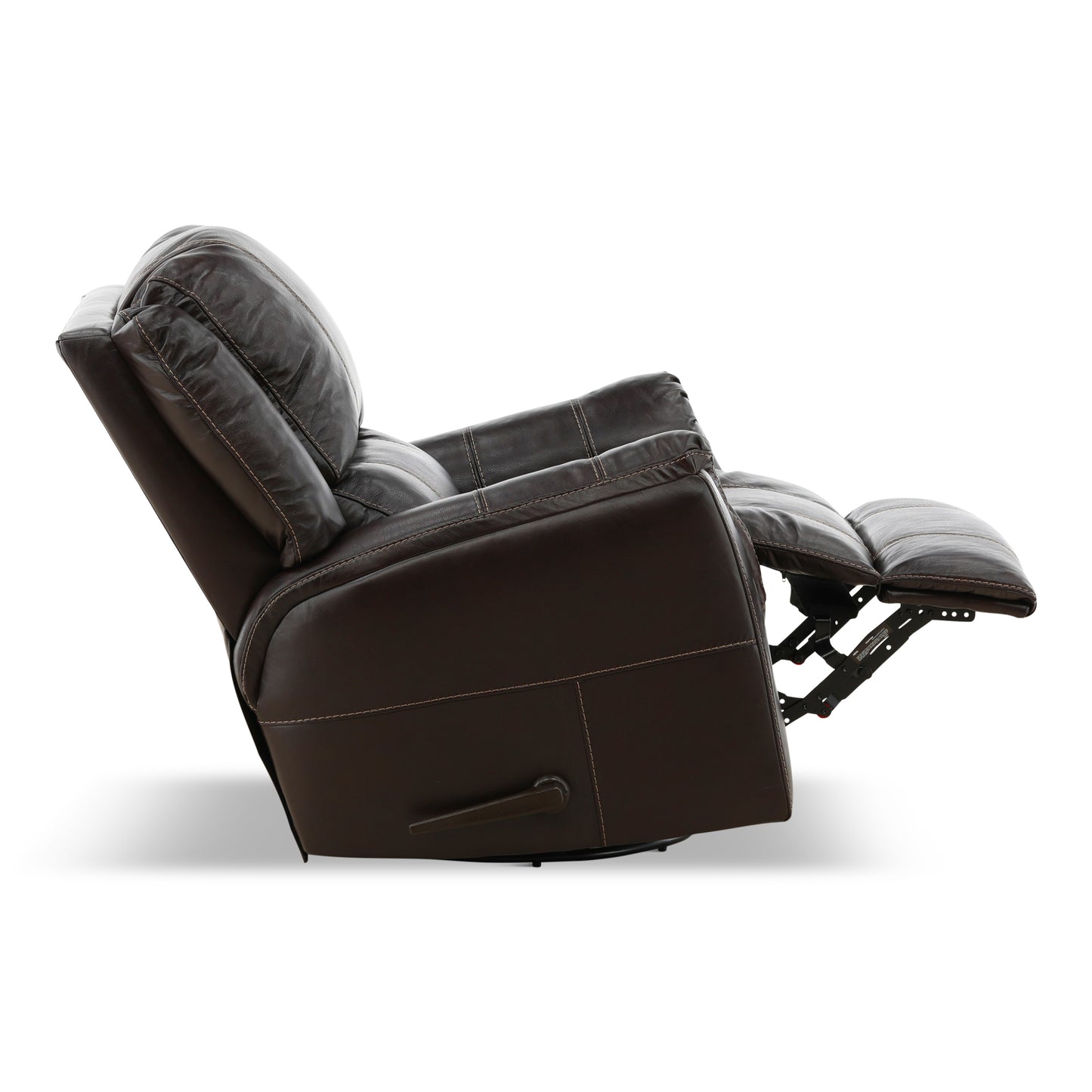Delia Swivel Glider Leather Recliner