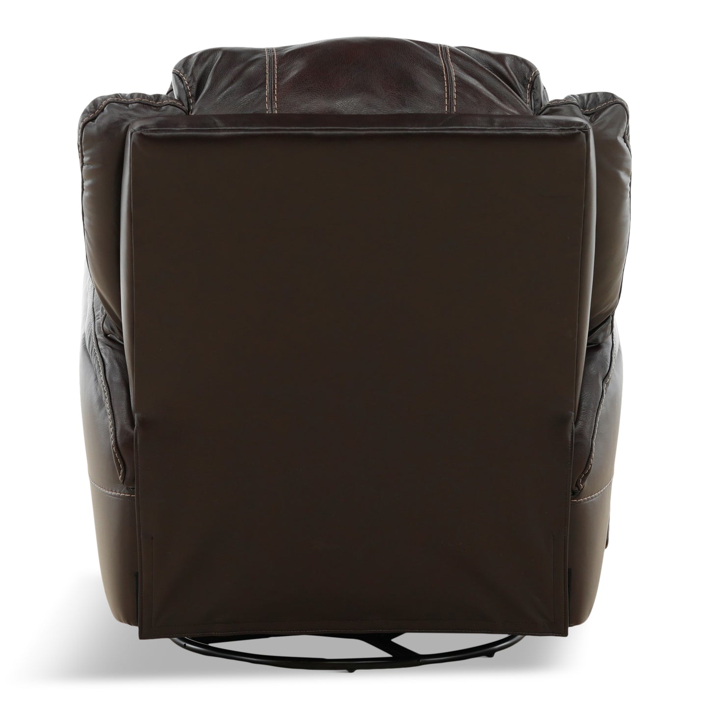 Delia Swivel Glider Leather Recliner