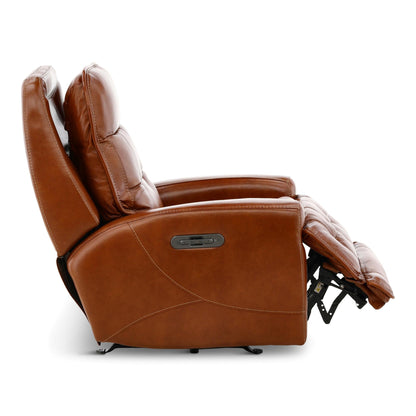 Fresco Leather Power Rocker Recliner