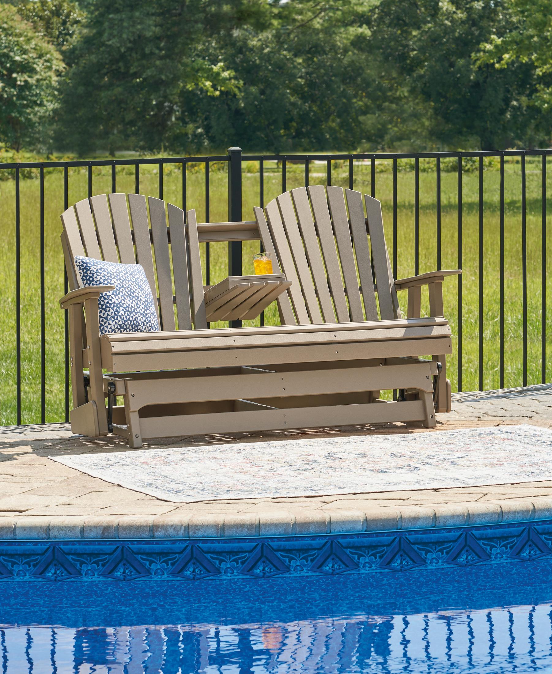 Hyland Wave Outdoor Glider Loveseat