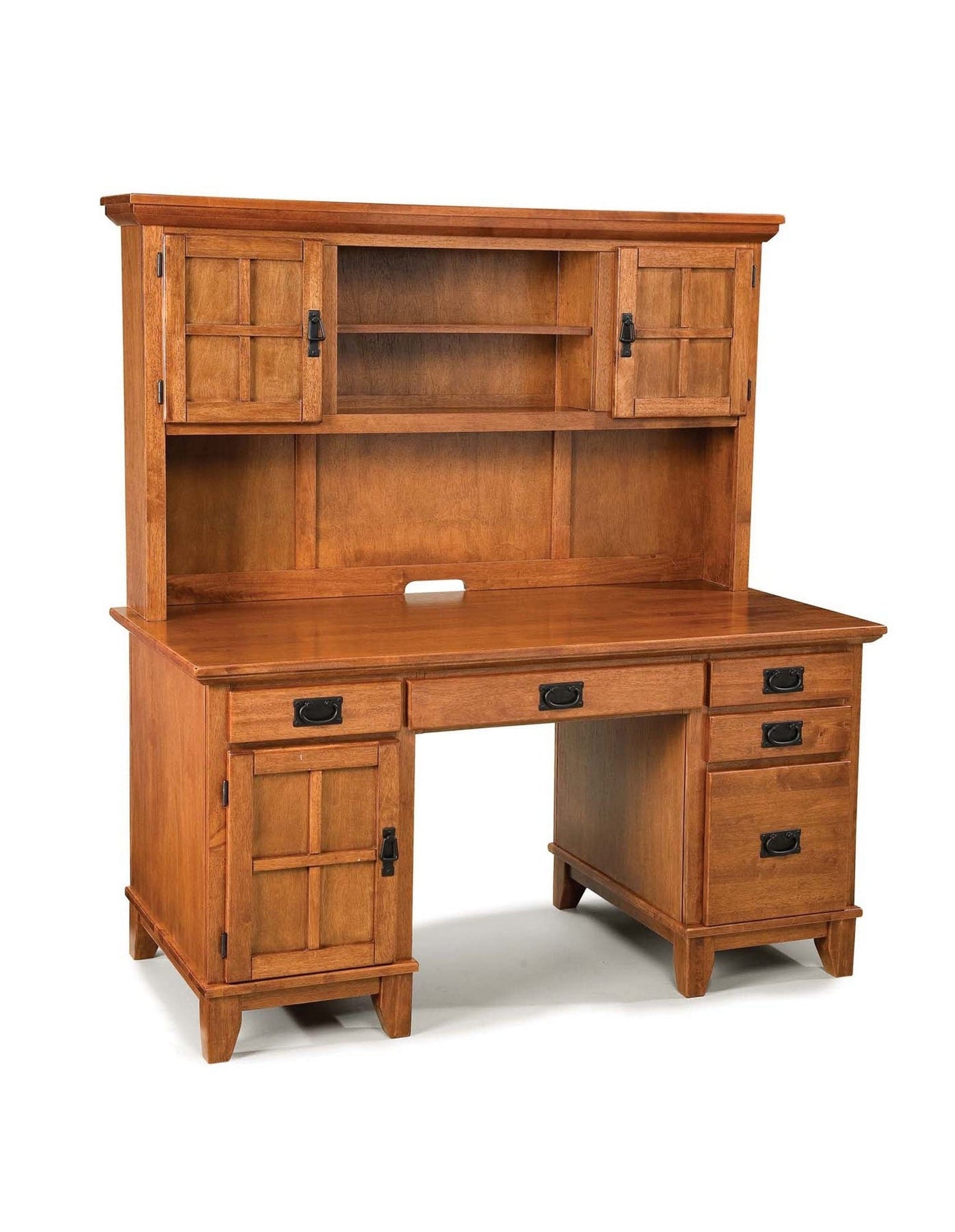 Lloyd Pedestal Desk with Hutch