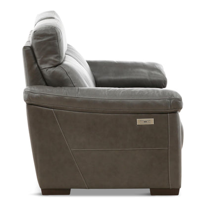 Estremo Leather Power Reclining Loveseat