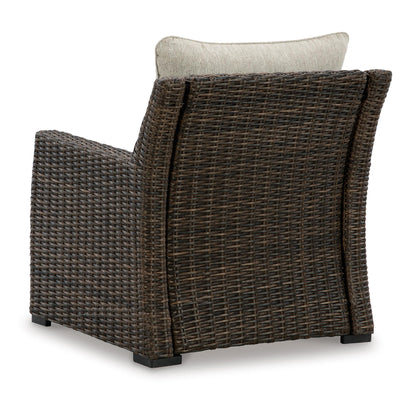 Brook Ranch Outdoor Lounge Chair with Cushion