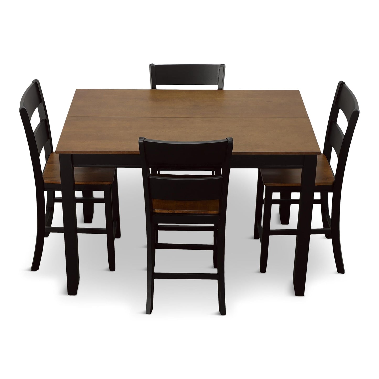Rowan 5-Piece Counter Dining Set - Black