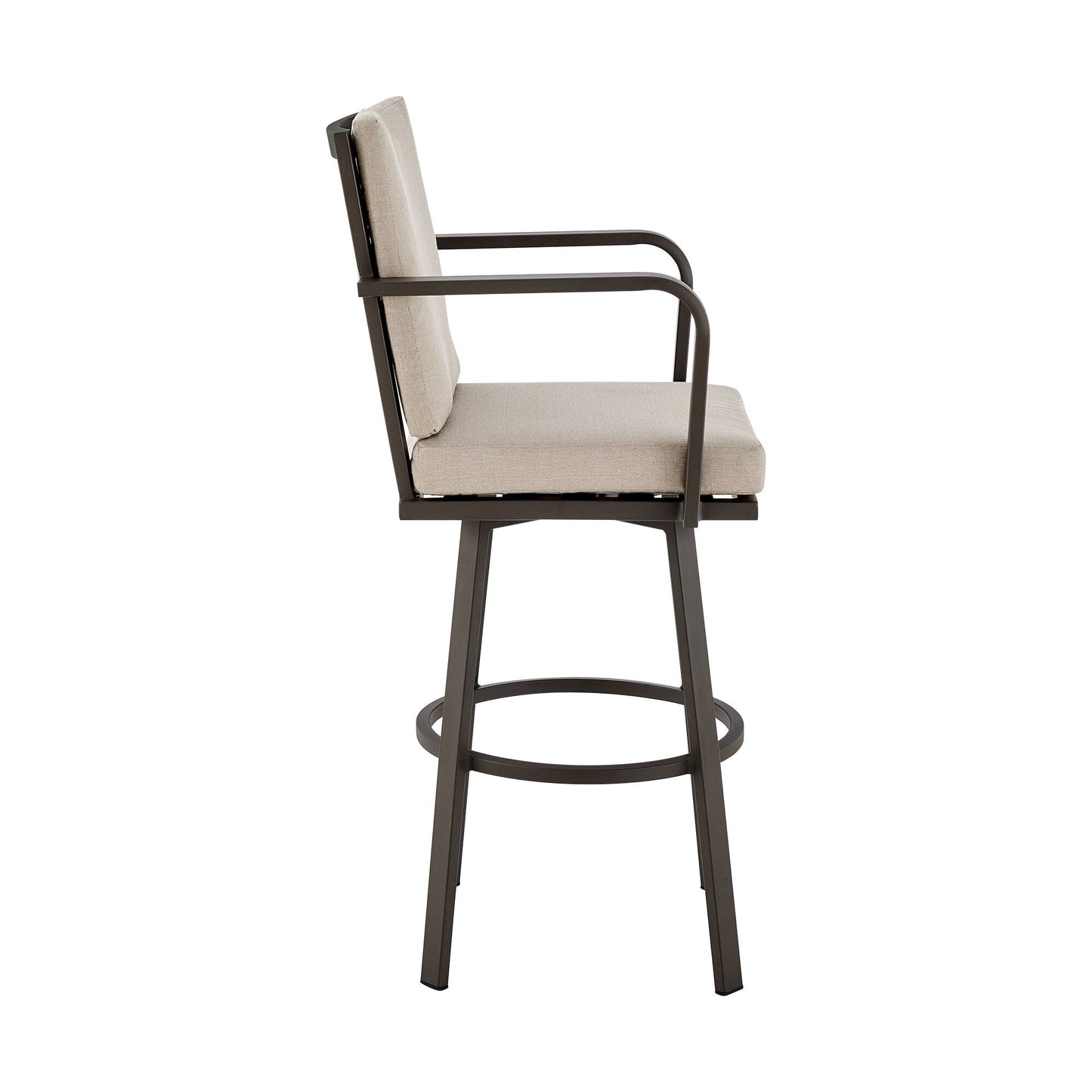 Don 26" Outdoor Patio Swivel Counter Stool