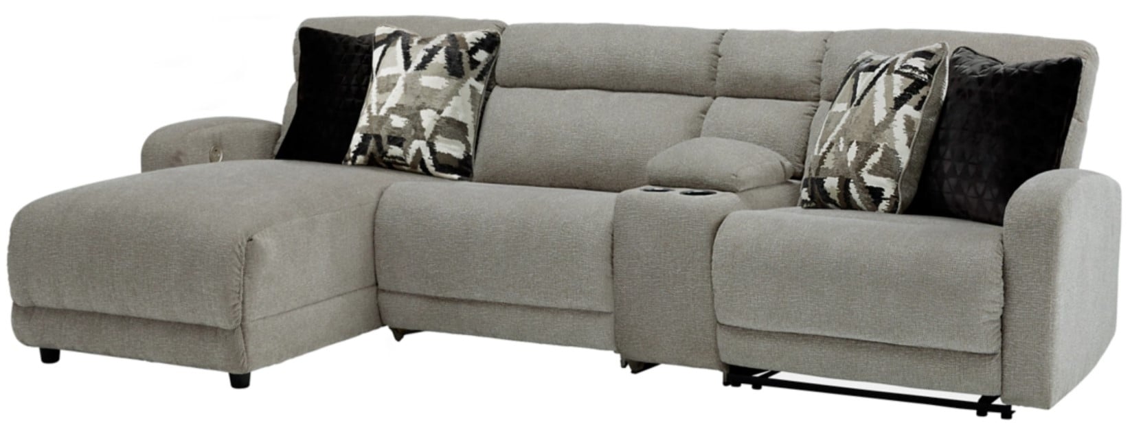 Colleyville 4-Piece Power Reclining Sectional with Chaise