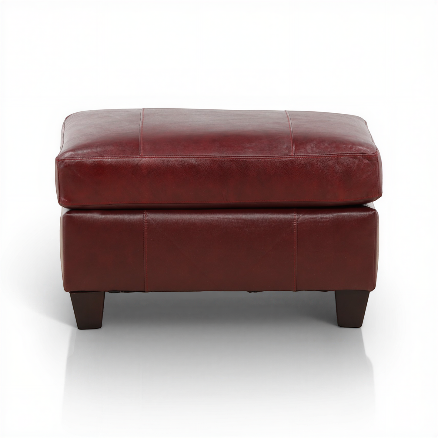 Marcellus Leather Ottoman