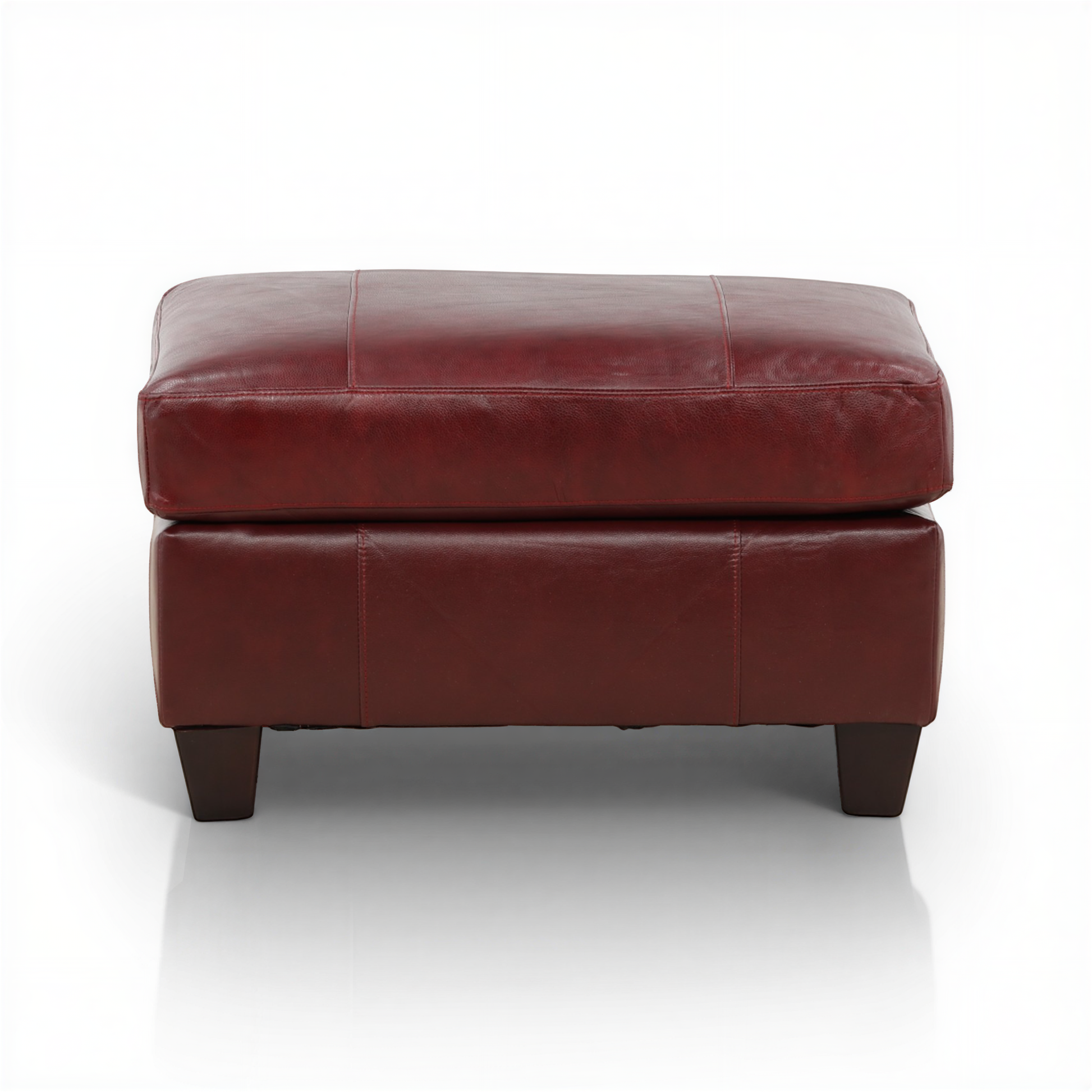 Marcellus Leather Ottoman