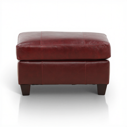 Marcellus Leather Ottoman