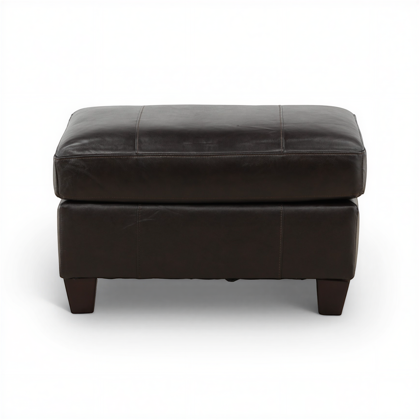 Marcellus Leather Ottoman