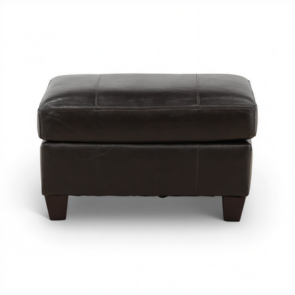 Marcellus Leather Ottoman