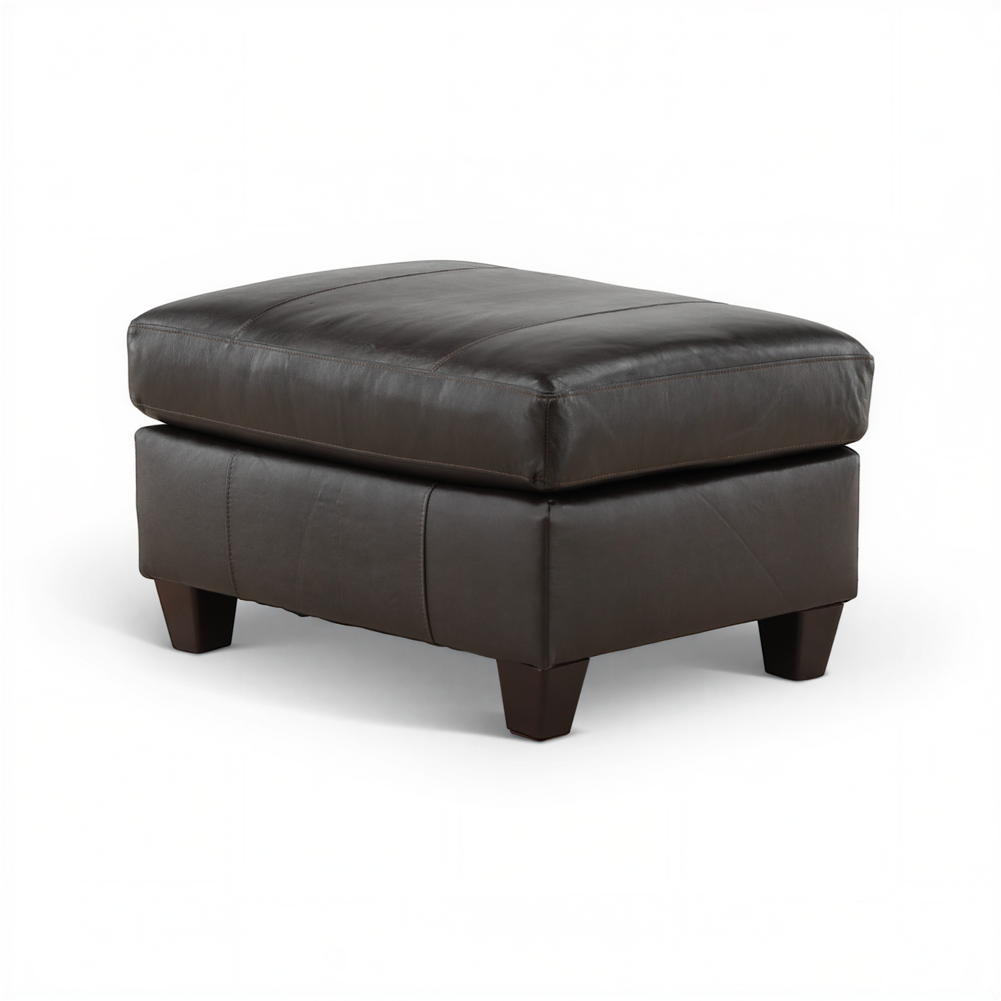 Marcellus Leather Ottoman