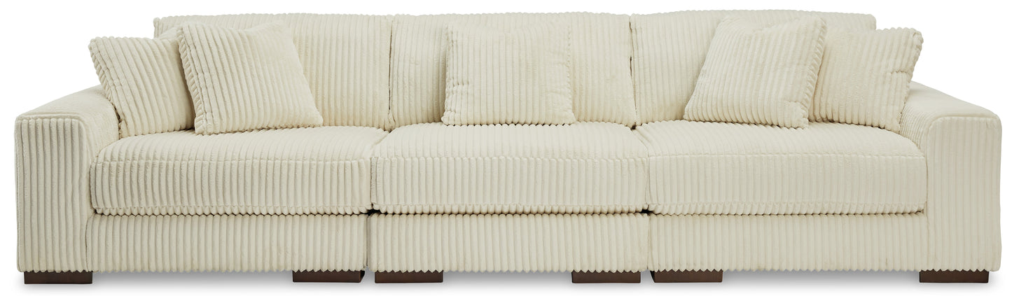 Lindyn 3-Piece Sectional Sofa Ivory