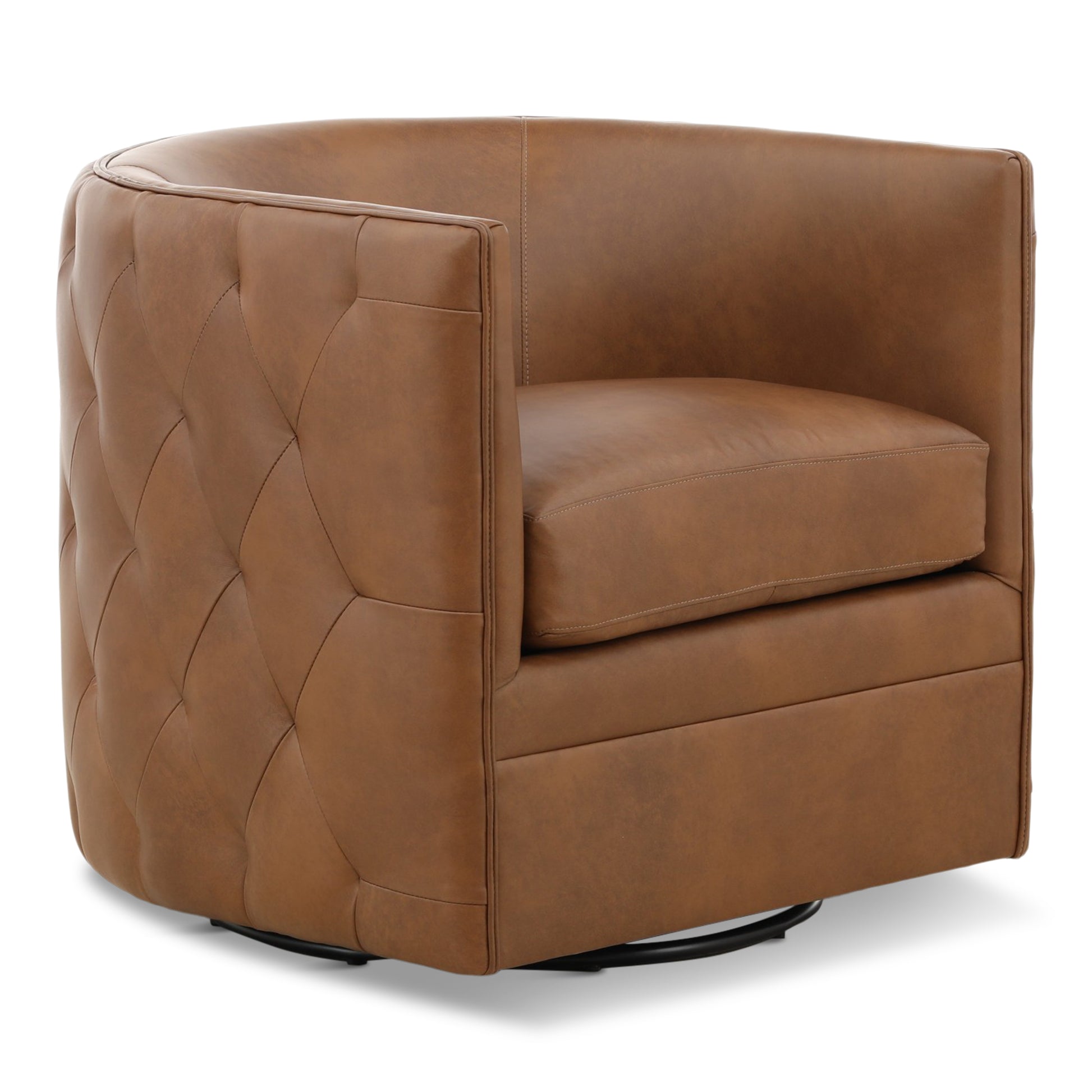 Palazzo Leather Swivel Chair