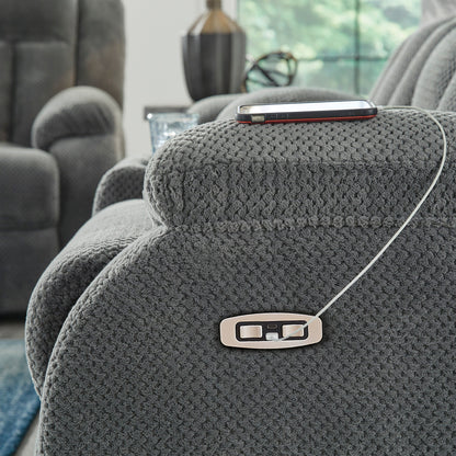 Greely Bend Power Reclining Console Loveseat