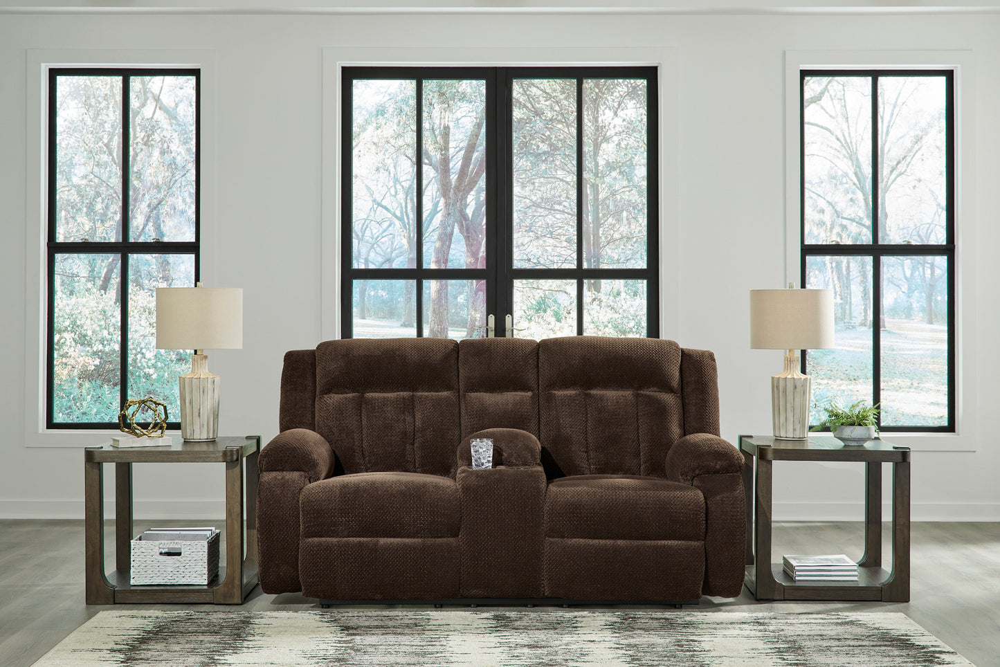 Greely Bend Power Reclining Console Loveseat