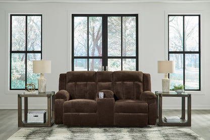 Greely Bend Power Reclining Console Loveseat