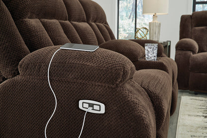 Greely Bend Power Reclining Console Loveseat