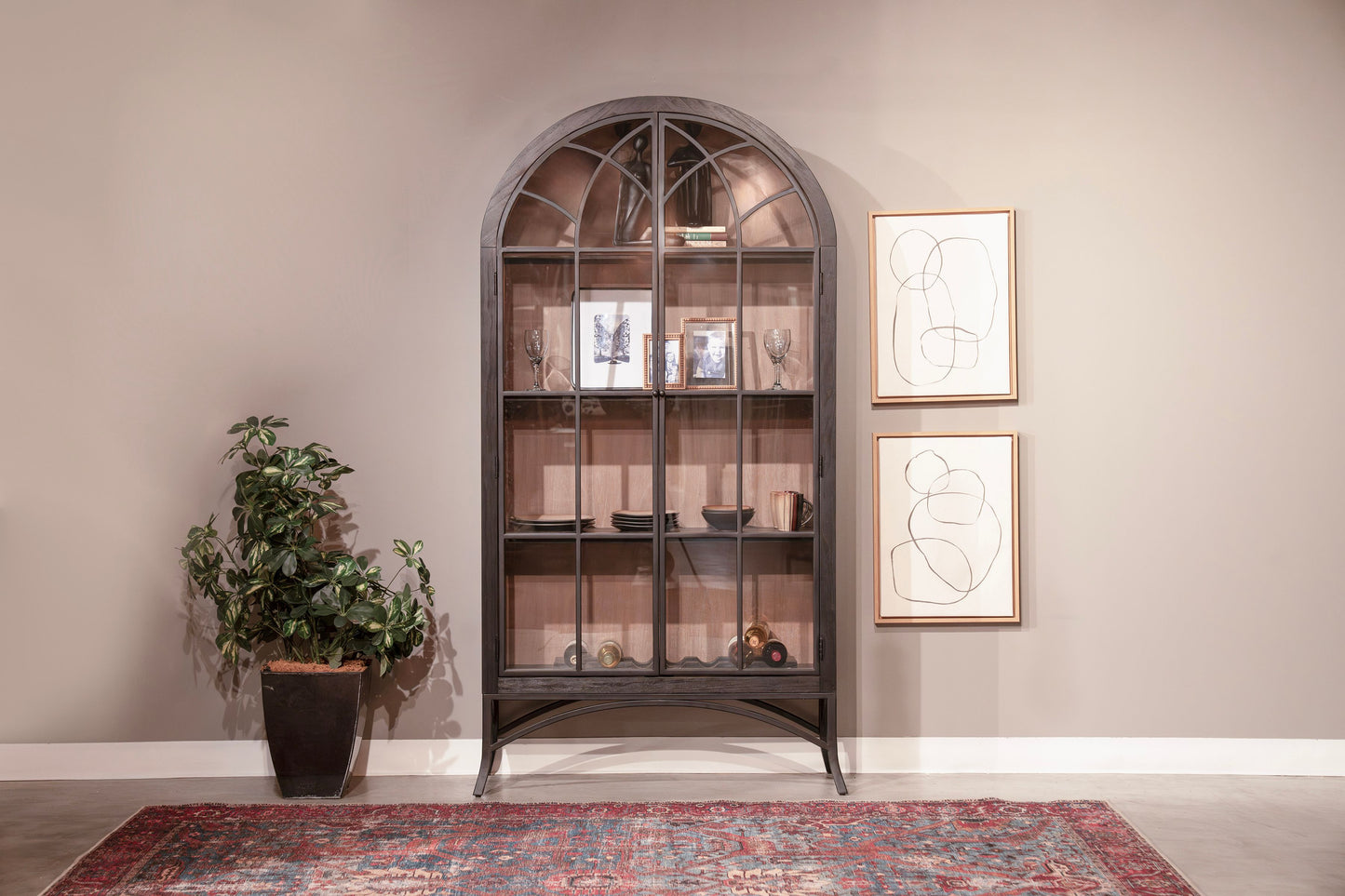 Asher Arch Bookcase
