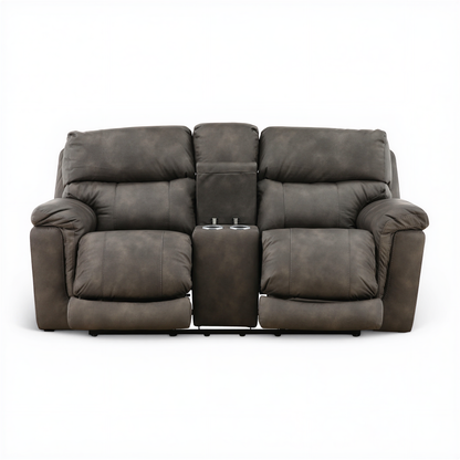 Gale Triple Power Reclining Console Loveseat