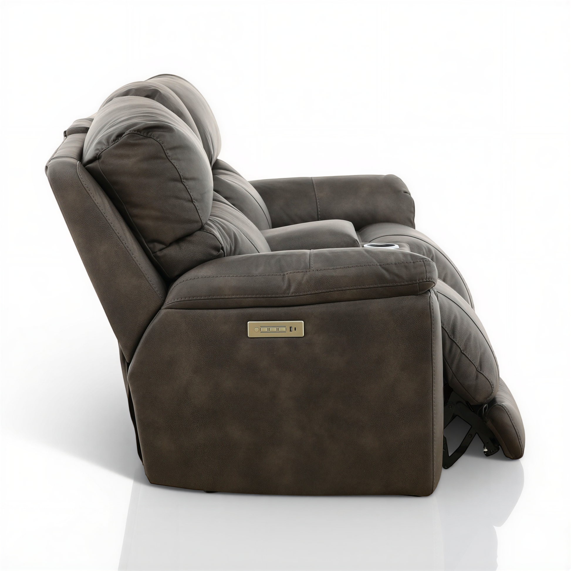Gale Triple Power Reclining Console Loveseat