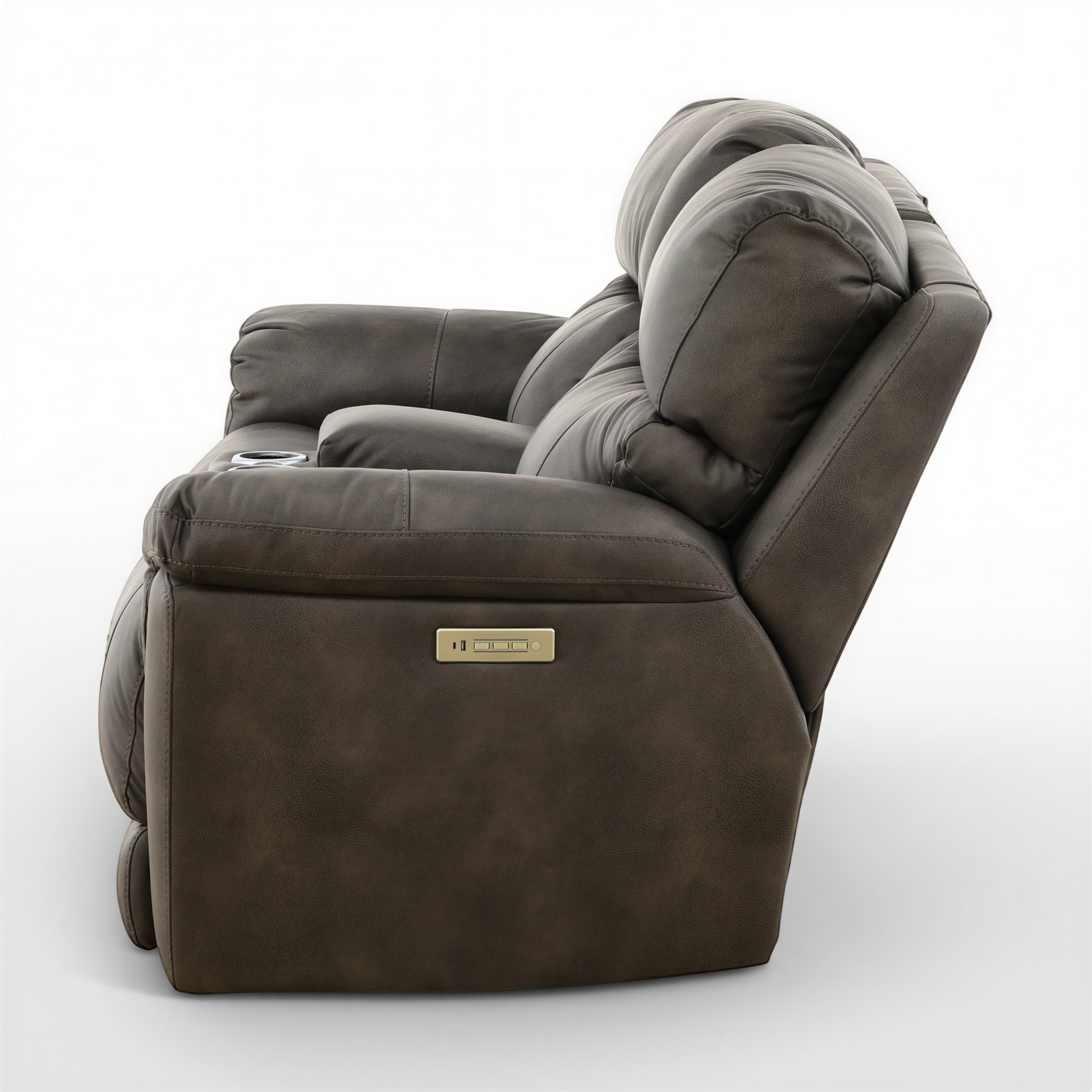 Gale Triple Power Reclining Console Loveseat