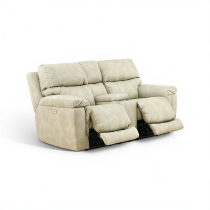 Gale Triple Power Reclining Console Loveseat