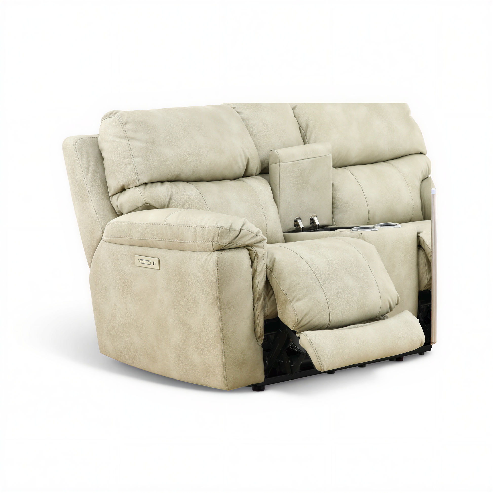 Gale Triple Power Reclining Console Loveseat