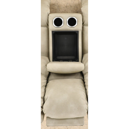 Gale Triple Power Reclining Console Loveseat