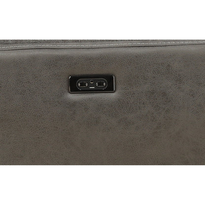 Upholstery arm control panel with dual buttons in a recessed module