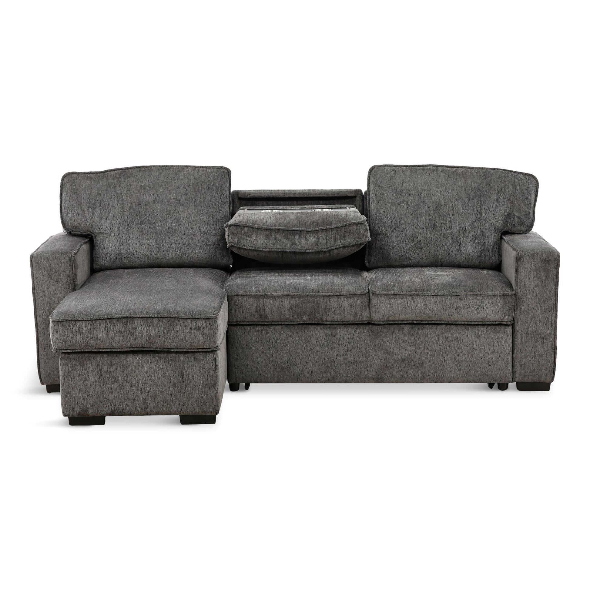 Amir 2-Piece Sectional With Sofa Bed