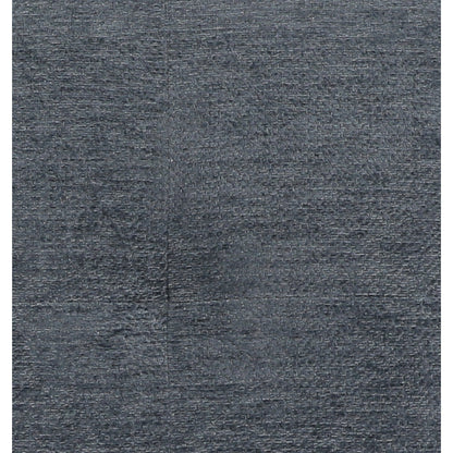 Close-up of dark blue-gray woven upholstery texture