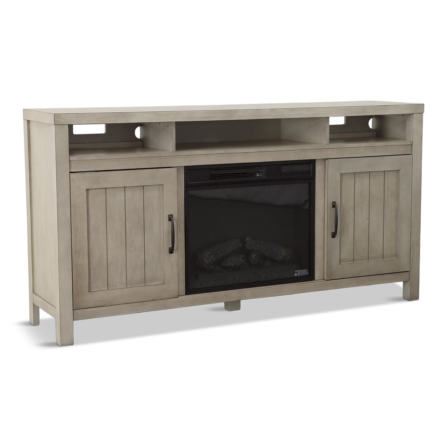 Melissa 63" TV Stand with Electric Fireplace