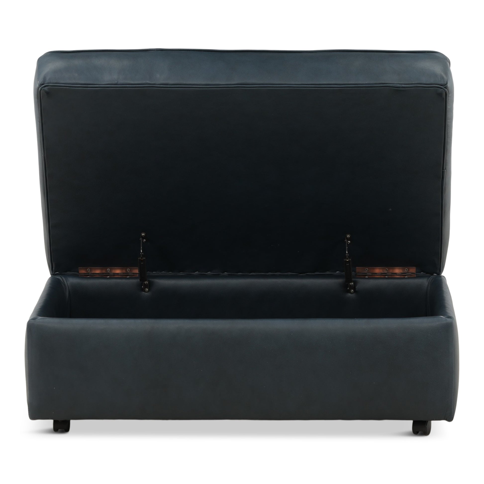 Hargrove Leather Storage Ottoman