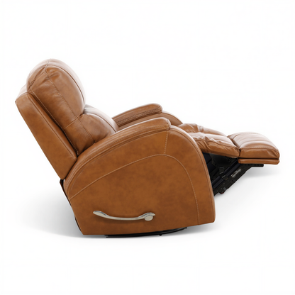 Tango Leather Swivel Glider Recliner