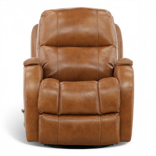 Tango Leather Swivel Glider Recliner