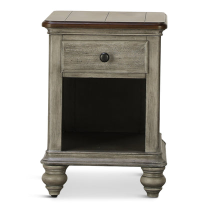 Farmhouse Chairside End Table