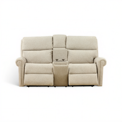 Flexsteel Jetsyn Power Reclining Console Loveseat