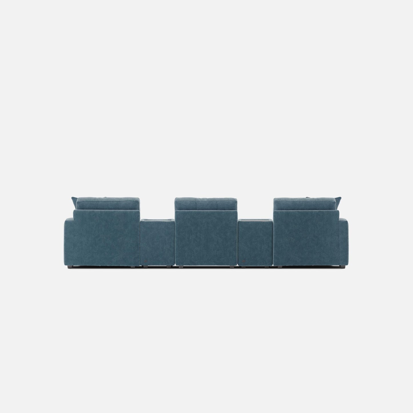 Modular One 5-Piece Theater Sectional with E-Console