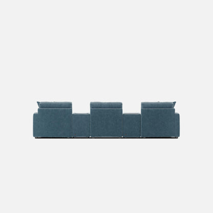 Modular One 5-Piece Theater Sectional with E-Console
