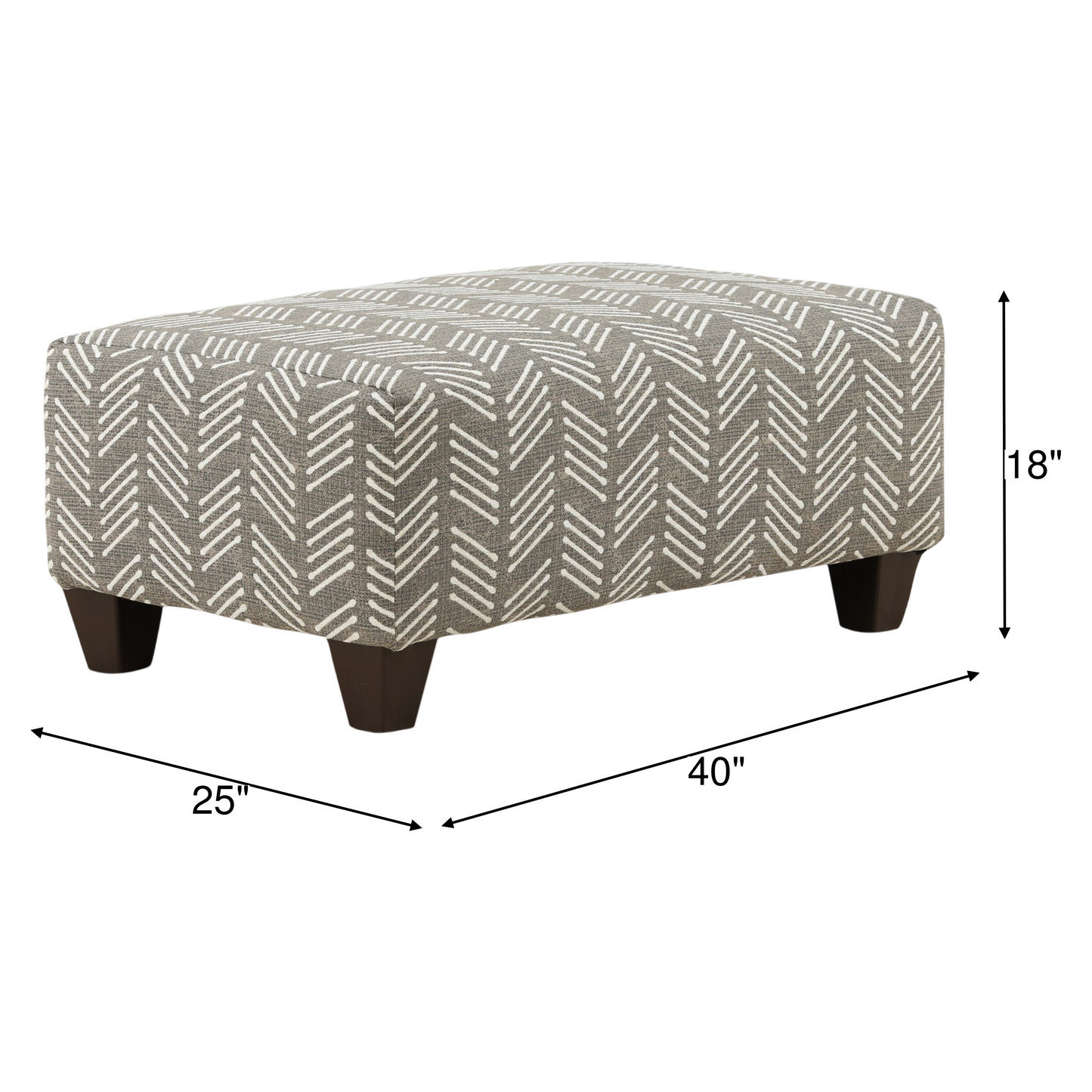 Cypress Cocktail Ottoman