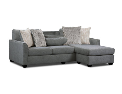 Forte Sofa Chaise with Drop-Down Table