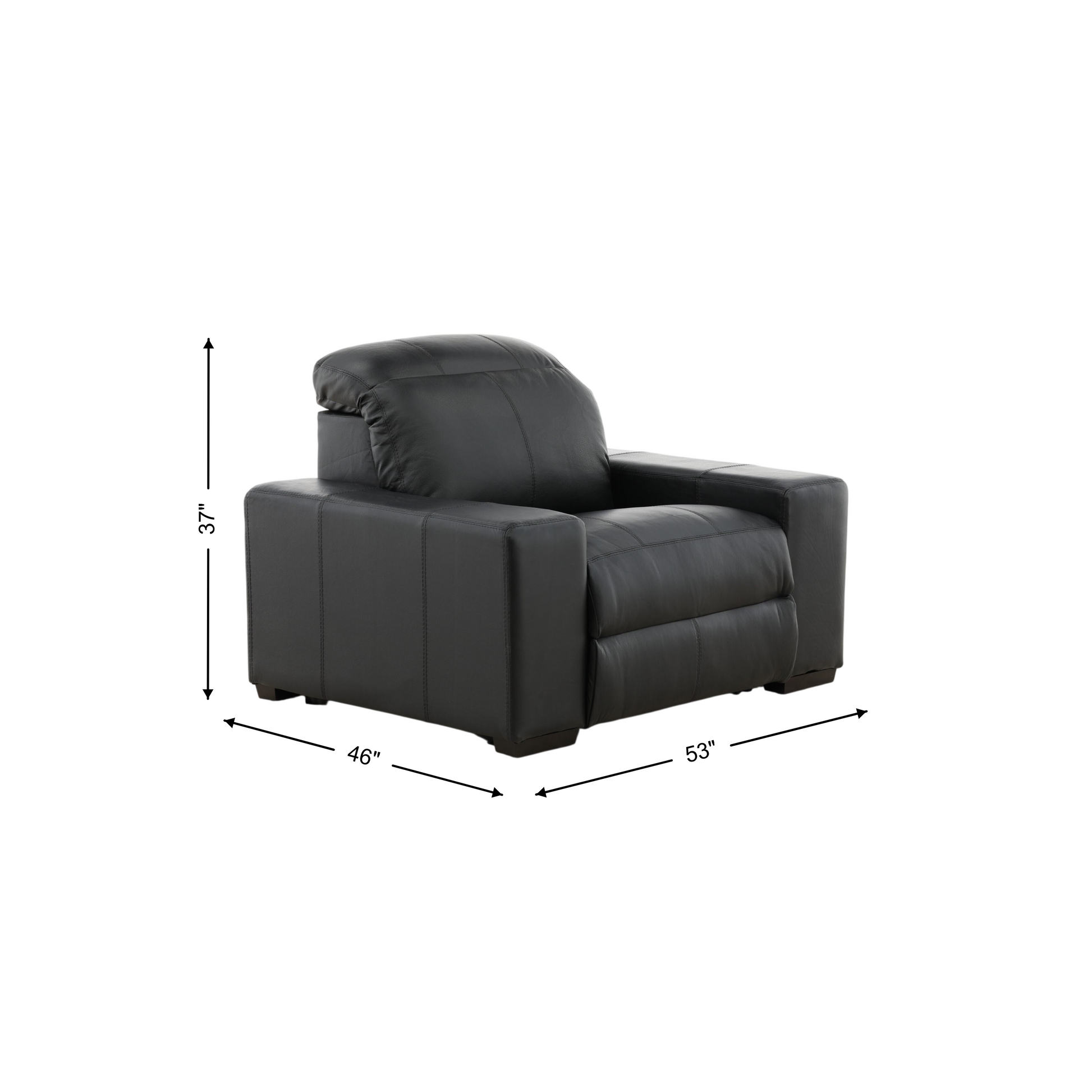 Evren Power Leather Recliner