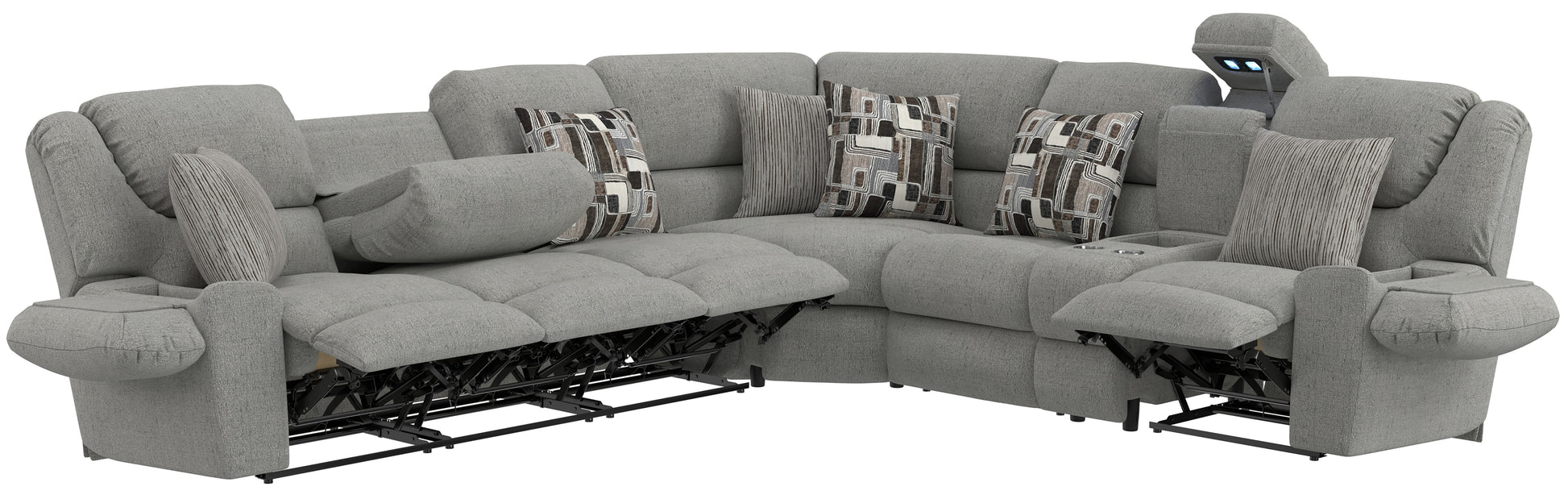 Lowell 3-Piece Reclining Sectional