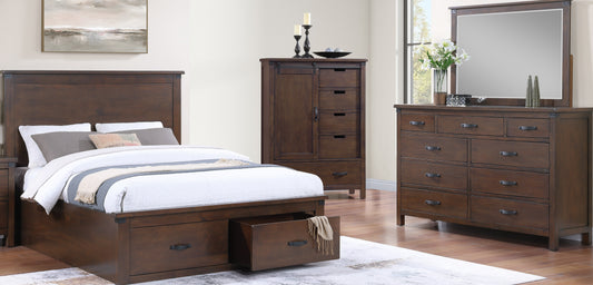 Holmes Edge 3-Piece Queen Storage Bedroom Set