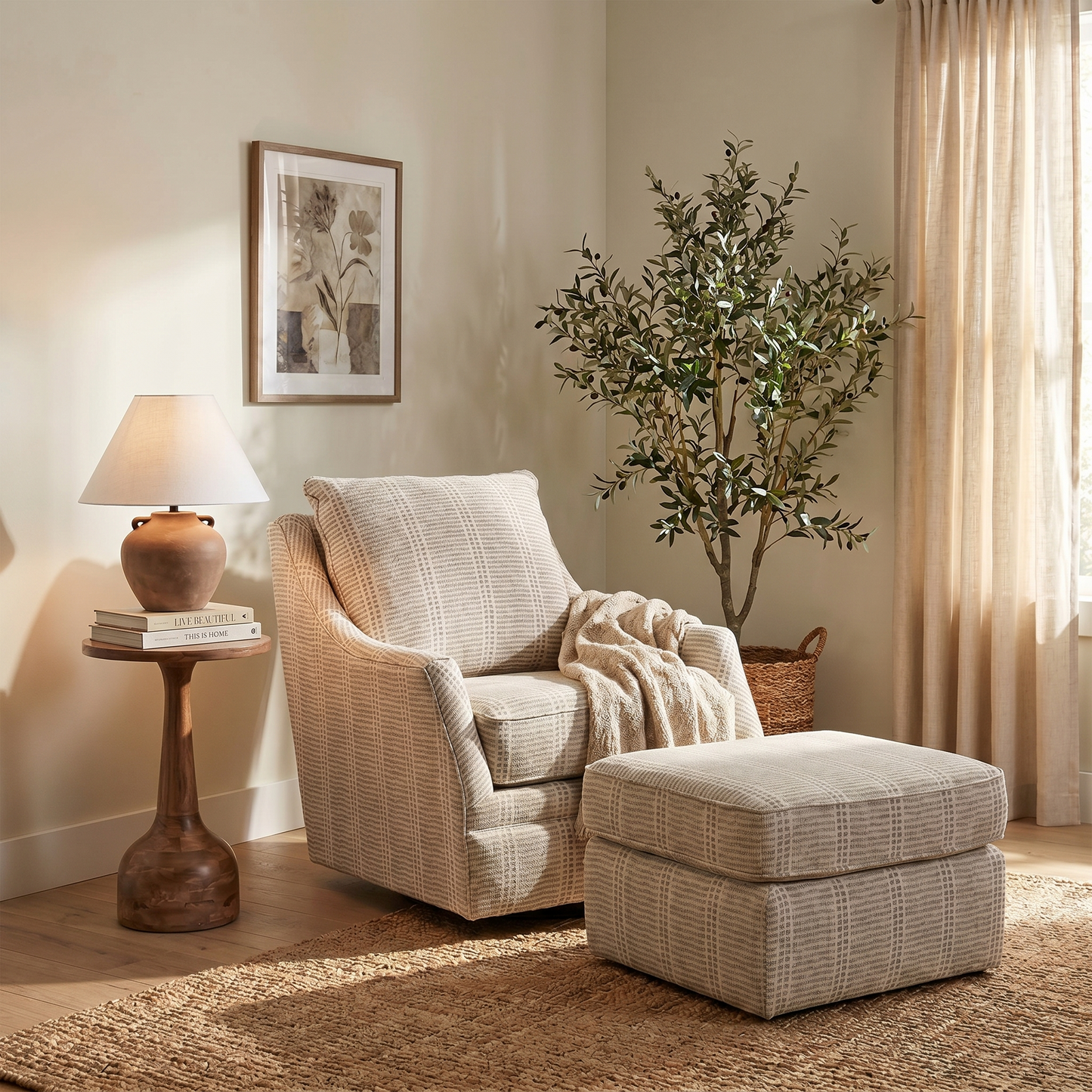 Nessa Swivel Glider