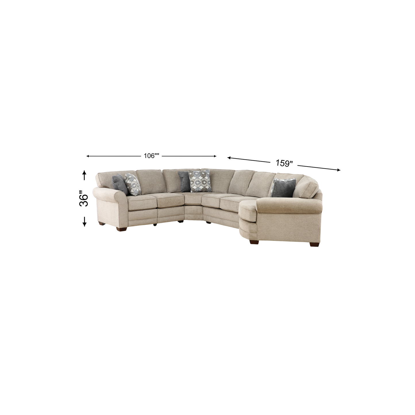 Wentworth 4-Piece Power Reclining Sectional