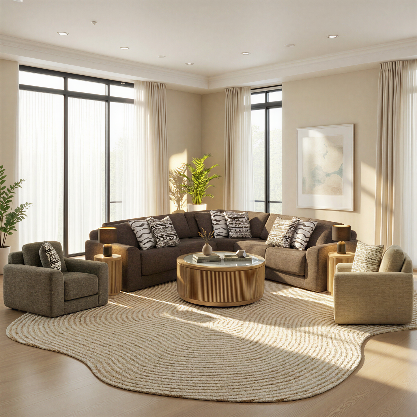 Lowden 3-Piece Sectional